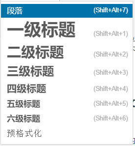 文章多级标题