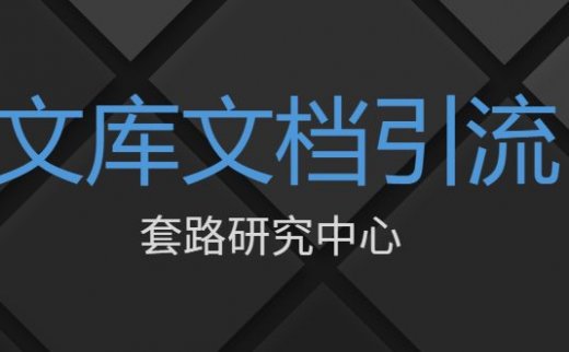 网盘下载赚钱延伸出新的赚钱方法，文库文档引流有不错的效果。