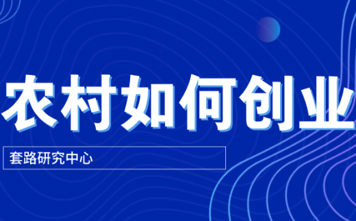 农村如何创业？在农村创业要注意什么？