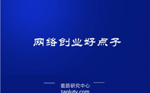 网络创业故事中有哪些好的创业点子