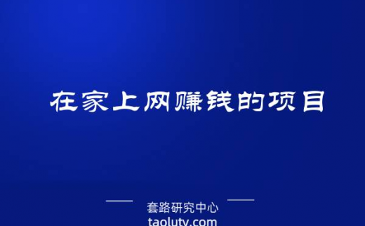 在家上网赚钱的项目推荐来了（2021做什么小生意赚钱）